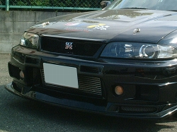 R33 GTR カーボン フードトップモール